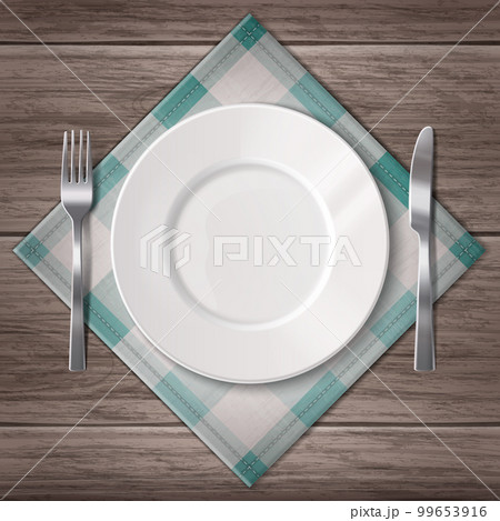 Dishware Realistic Composition 99653916