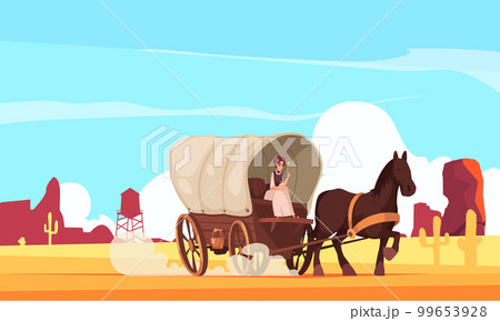 Horse Drawn Vehicle Composition 99653928