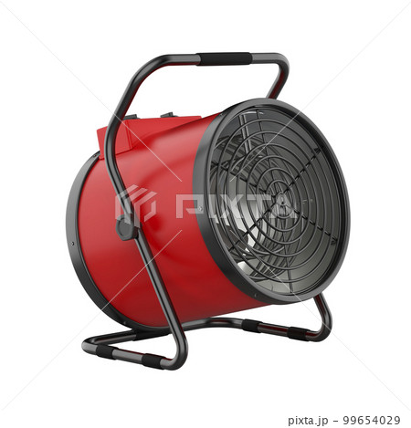 Red cylinder electric fan heater Red cylinder electric fan heater 99654029