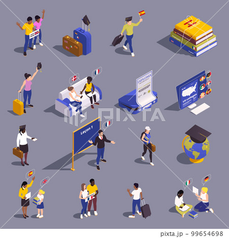 Global Education Icon Set Global Education Icon Set 99654698