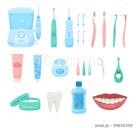 Dental Flat Icons Collection Dental Flat Icons Collection 99656309