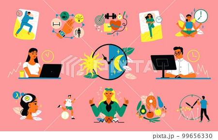 Circadian Rhythm Color Set 99656330