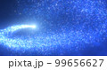 Abstract flying line particles blue bright glowing magical energy particles, abstract background 99656627