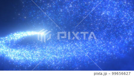 Abstract flying line particles blue bright glowing magical energy particles, abstract background Abstract flying line particles blue bright glowing magical energy particles, abstract background 99656627