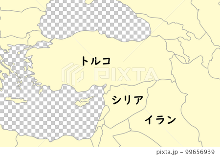 トルコ・シリア周辺の地図 99656939