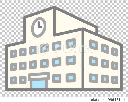 學校立體插畫 99658144