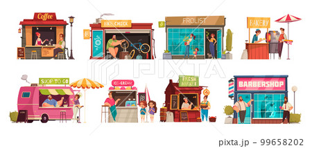 Small Business Flat Set 99658202