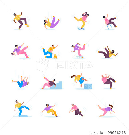 Falling People Set Falling People Set 99658248
