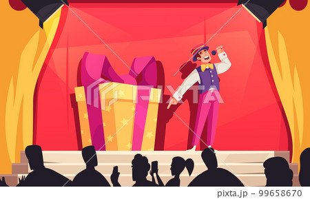 Lottery Cartoon Concept 99658670