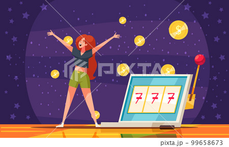 Lottery Winner Concept 99658673