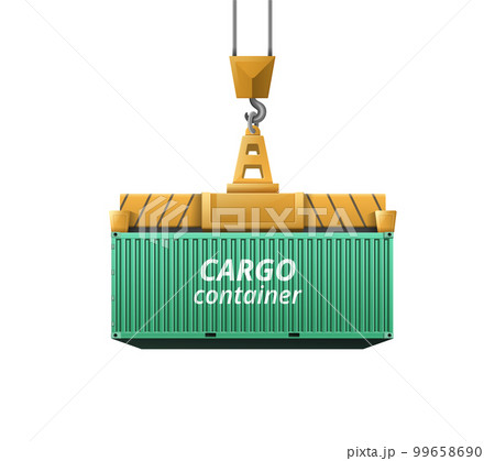 Realistic Cargo Container 99658690