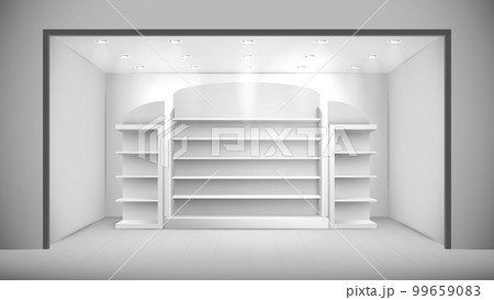 Empty Store Interior Empty Store Interior 99659083
