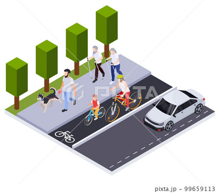 Sport Activity Isometric Composition 99659113
