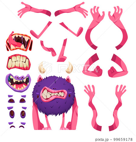 Monster Constructor Cartoon Set 99659178