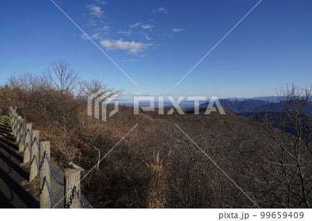 長野県 軽井沢町 旧軽井沢 群馬県長野県県境 碓氷峠 見晴台から高崎方面 2022年12月8日 長野県 軽井沢町 旧軽井沢 群馬県長野県県境 碓氷峠 見晴台から高崎方面 2022年12月8日 99659409