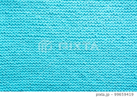 Mint knitted fabric texture background 99659419