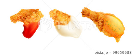 Chicken Wings Sauces Set 99659688