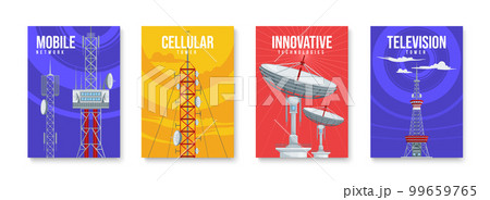 Communication Towers Poster Set 99659765