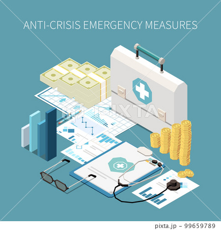 Crisis Management Isometric 99659789