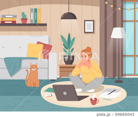 Professional Burnout Illustration Professional Burnout Illustration 99660045