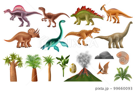 Realistic Jurassic Period Set Realistic Jurassic Period Set 99660093