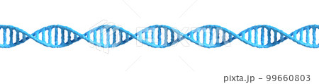 背景透過したDNAの素材画像　PNG　 99660803