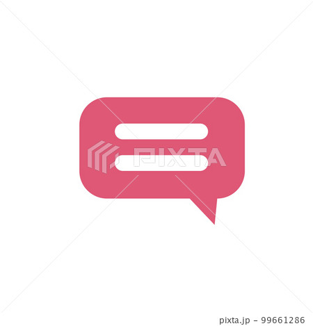 Chat icon symbol vector illustration 99661286