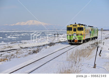 釧網本線 止別-浜小清水 JR北海道 キハ40-1720(旭川) 道北 流氷の恵み 流氷物語 釧網本線 止別-浜小清水 JR北海道 キハ40-1720(旭川) 道北 流氷の恵み 流氷物語 99662349