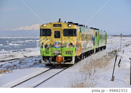 釧網本線 止別-浜小清水 JR北海道 キハ40-1720(旭川) 道北 流氷の恵み 流氷物語 釧網本線 止別-浜小清水 JR北海道 キハ40-1720(旭川) 道北 流氷の恵み 流氷物語 99662352