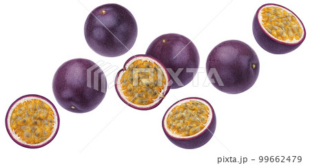Passion fruit isolated on white background Passion fruit isolated on white background 99662479