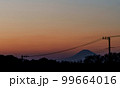 電線と富士山 99664016