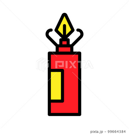 Gas baloon line icon isolated on white background. Black flat thin icon on modern outline style. Linear symbol and editable stroke. Simple and pixel perfect stroke vector illustration 99664384