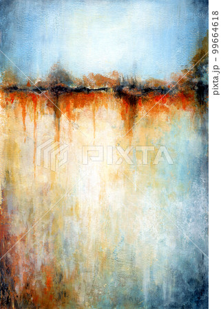 Textured acrylic abstract art Textured acrylic abstract art 99664618