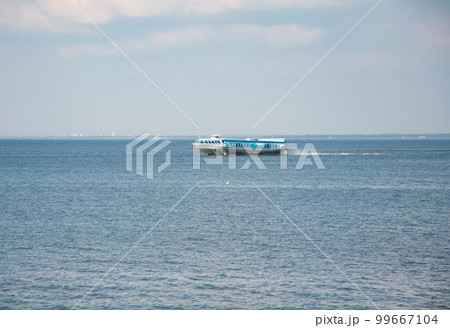 Meteor hydrofoil in the sea in Peterhof 99667104