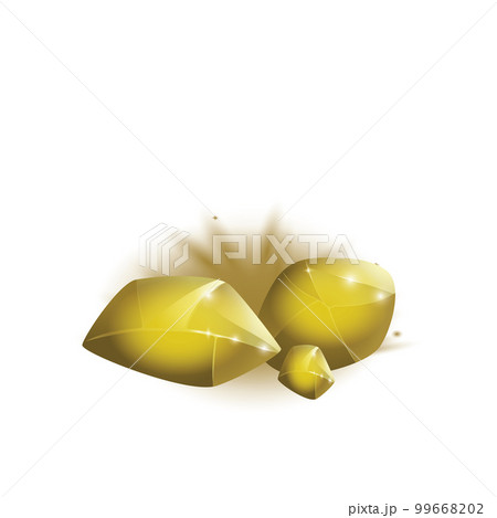 Crystals and natural minerals. Cartoon Magic Gemstones. Game assets. vector illustration 99668202