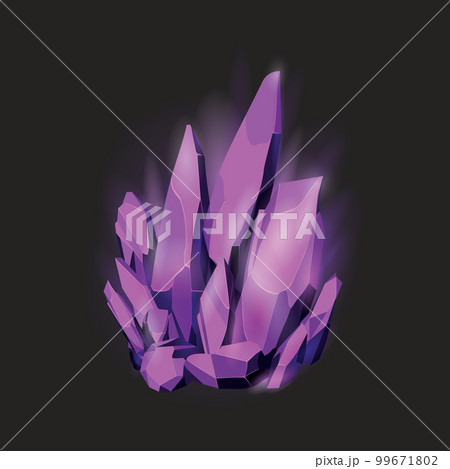 Crystal gems game assets collection, Cartoon Magic gemstones and Natural minerals, vector illustration Crystal gems game assets collection, Cartoon Magic gemstones and Natural minerals, vector illustration 99671802