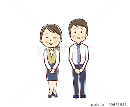 事務職の男女 99671938
