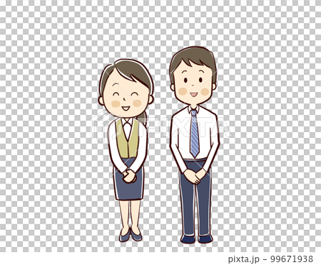 事務職の男女 99671938