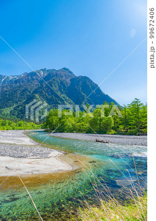 【絶景】初夏の上高地【長野県】 99672406