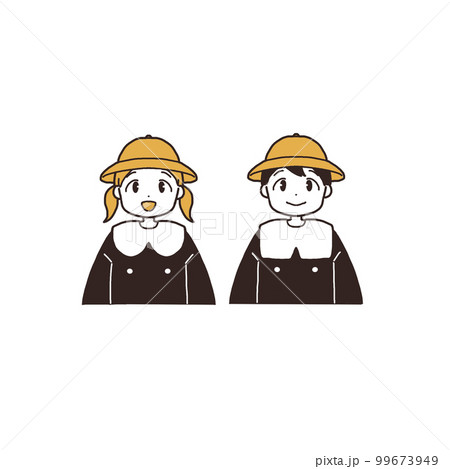 保育園や幼稚園に通う子供のイラスト のイラスト素材 [99673949] - PIXTA