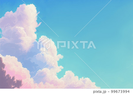 Watercolor style of sky sweet color background Watercolor style of sky sweet color background 99673994