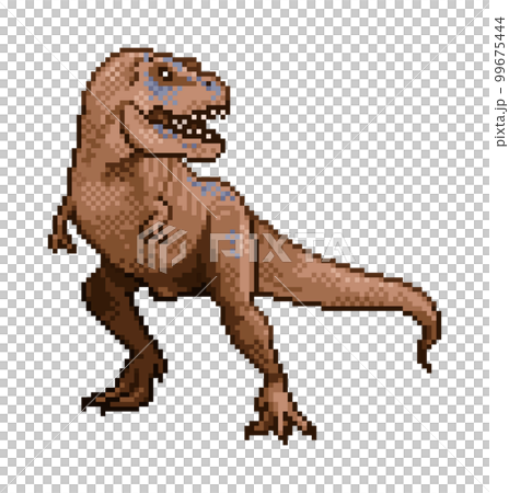 Tyrannosaurus Pixel art Drawing Digital art Isometric projection, t rex,  mammal, tyrannosaurus png