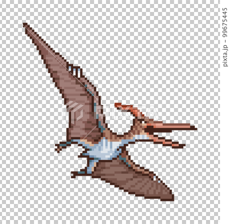 pteranodon pixel art pteranodon pixel art 99675445