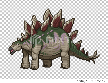 Stegosaurus pixel art Stegosaurus pixel art 99675447