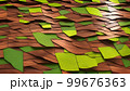 葉っぱのような木の背景素材 99676363