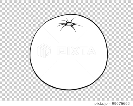 Simple illustration of Banpeiyu (line drawing) 99676663