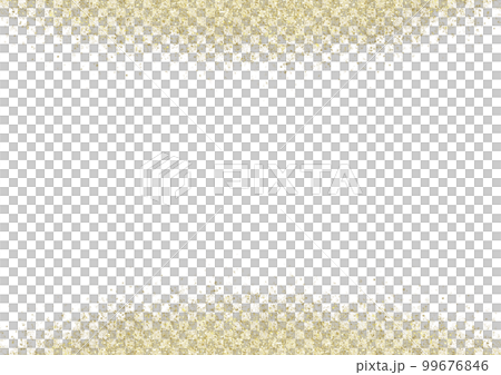 頂部和底部的閃光金色閃光紋理背景材料 99676846