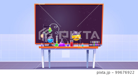 School chemistry laboratory for science research 99676922