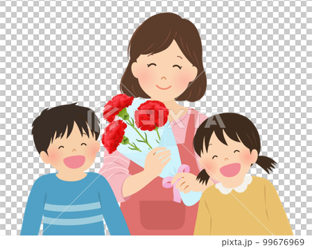母の日の親子イメージ 99676969
