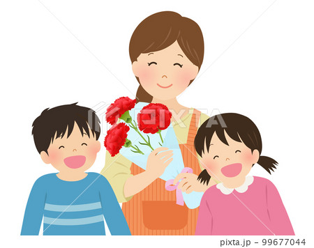 母の日の親子イメージ 99677044